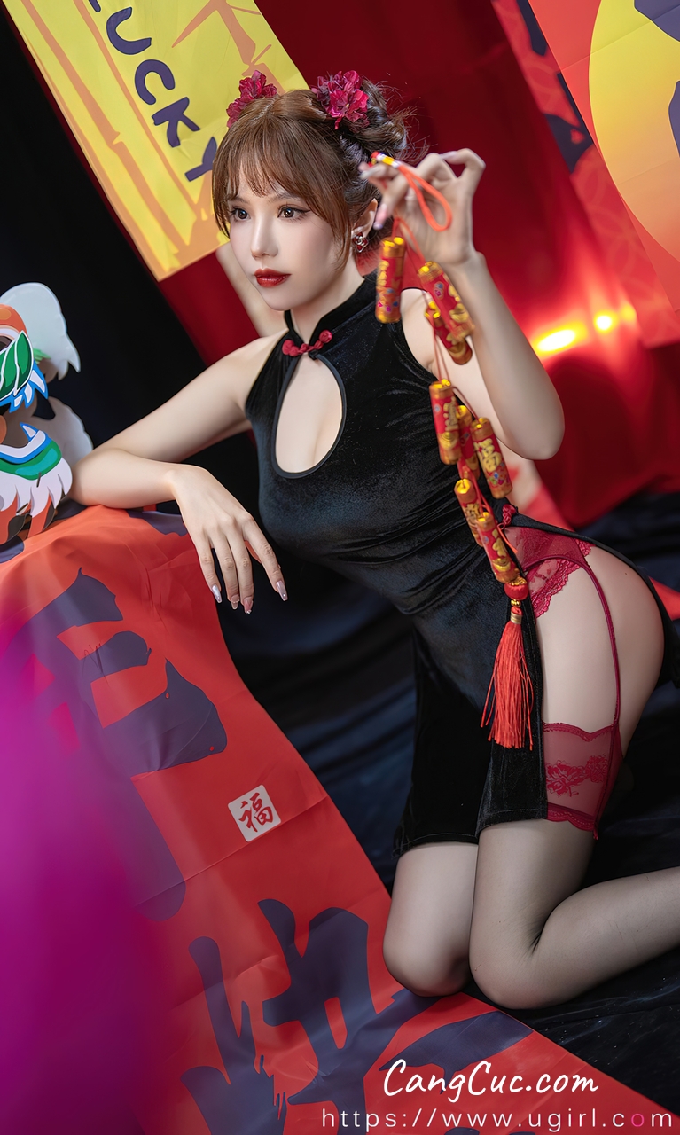 [Ugirls爱尤物] No.2769 Ni Xiao Yao (妮小妖) – 新年快乐